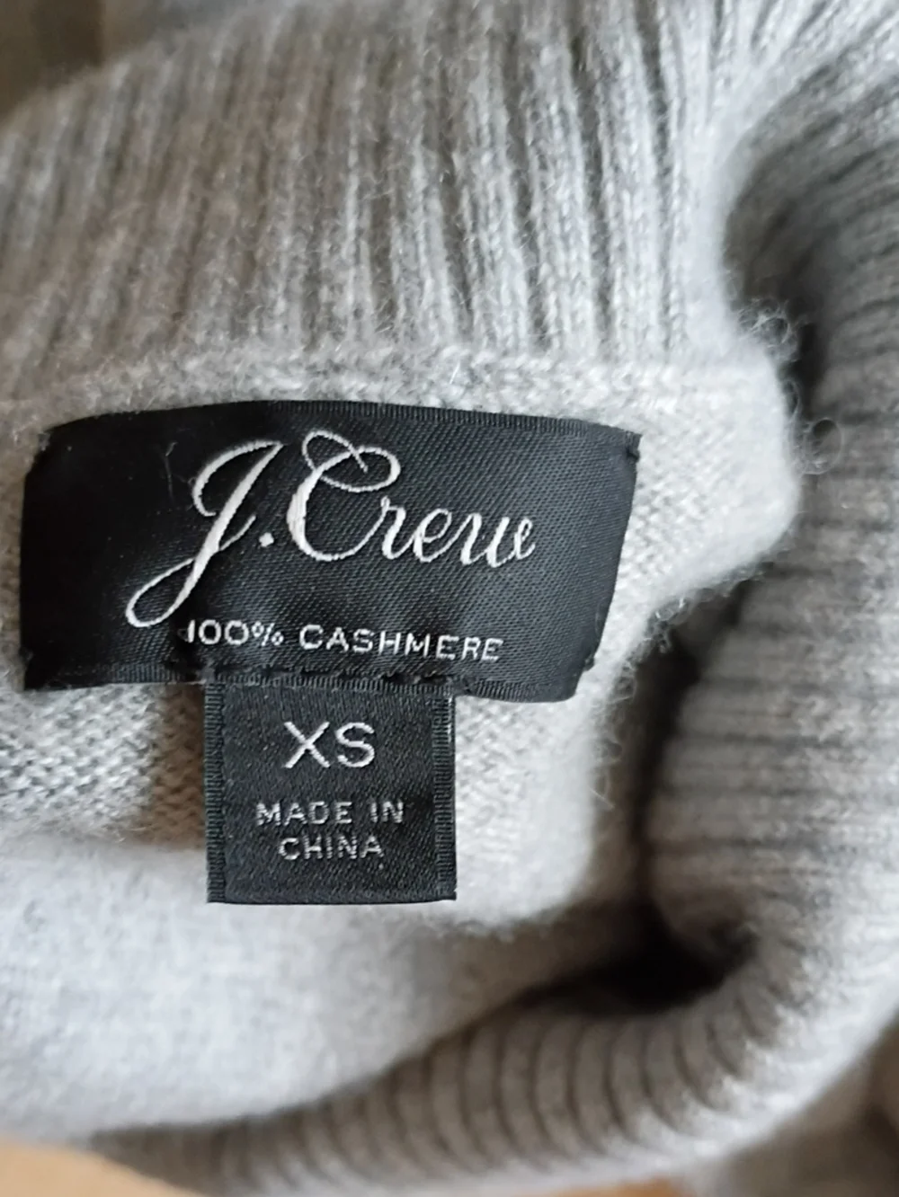 J. Crew Cashmere Mockneck Sweater sz XS